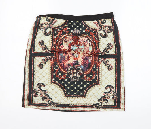 Zanzea Womens Multicoloured   Mini Skirt Size XL