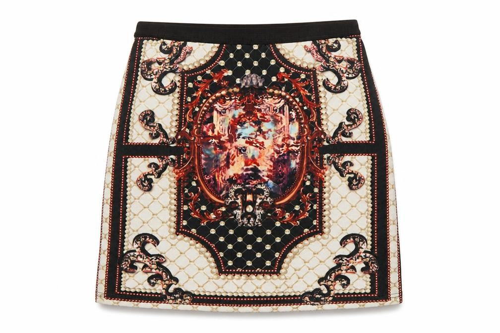 Zanzea Womens Multicoloured   Mini Skirt Size XL