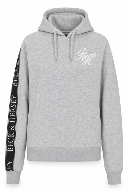 BLACK & HERSEY  Womens Grey  Cotton Pullover Hoodie Size 8
