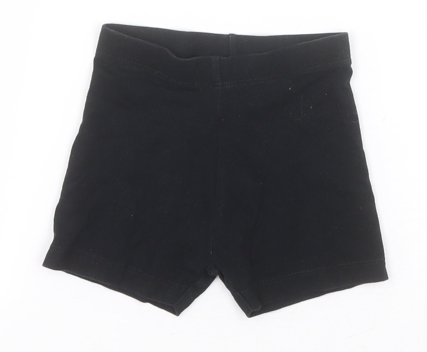 George Boys Black  Cotton Compression Shorts Size 4-5 Years  Regular