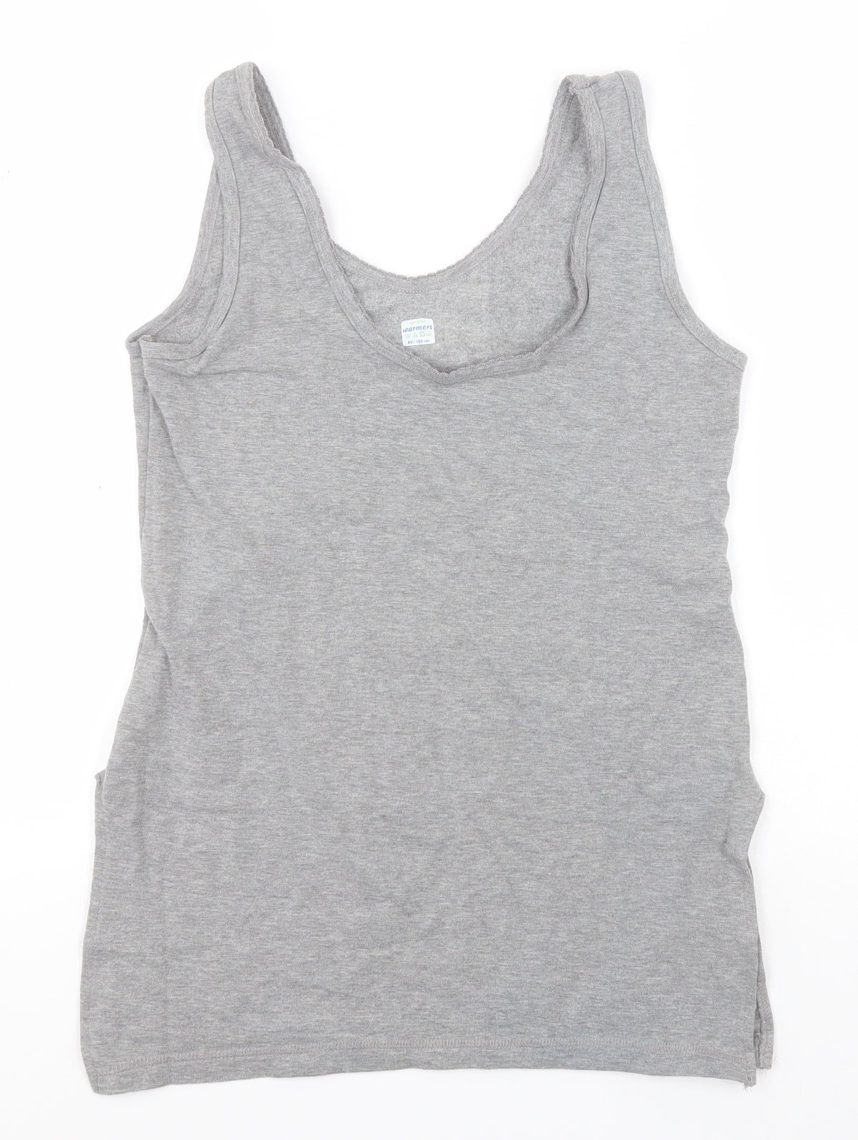 Preworn Womens Grey   Basic Tank Size 12 V-Neck