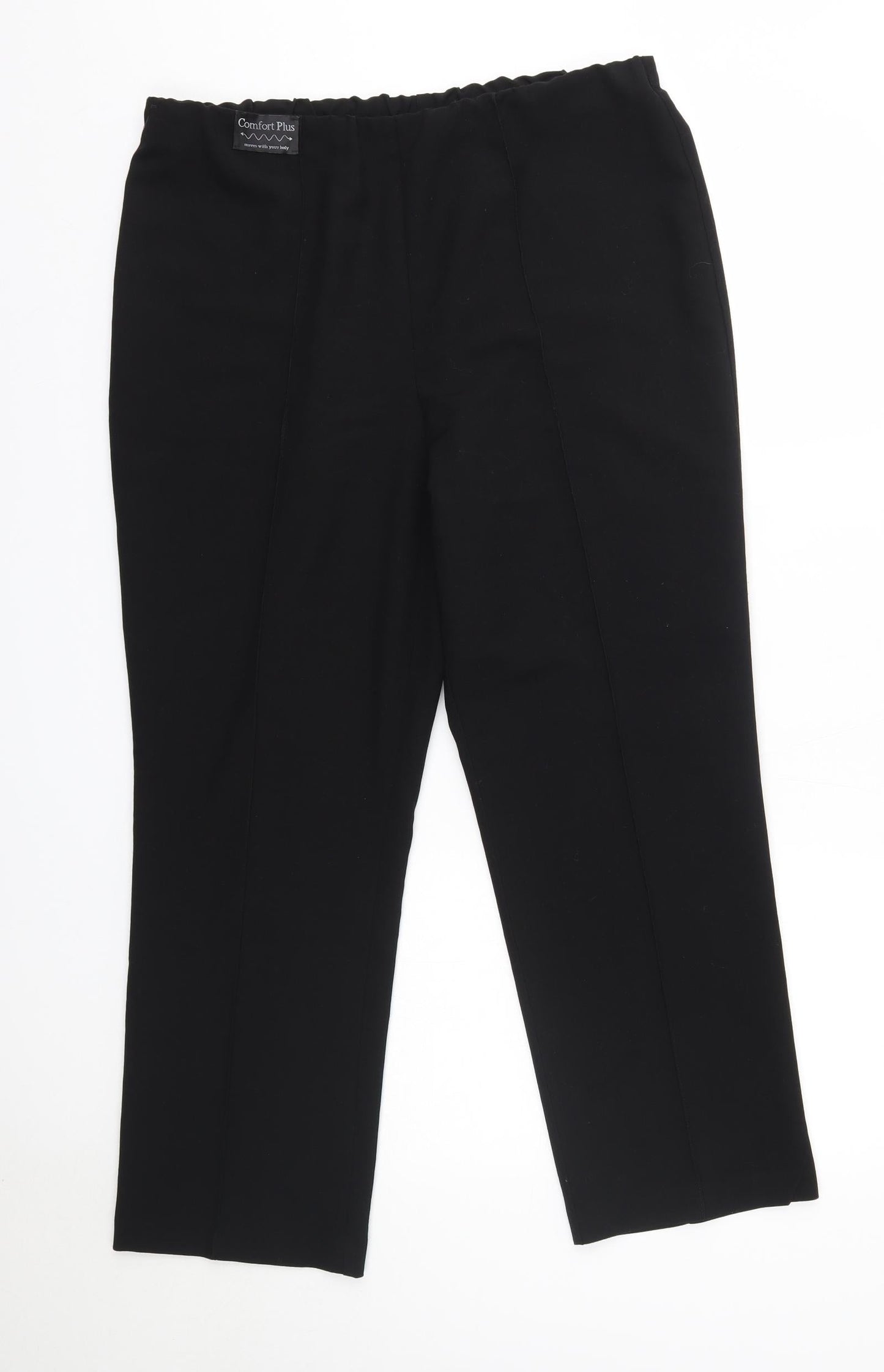 Vida Vi Womens Black  Polyester Dress Pants Trousers Size 14 L27 in Regular