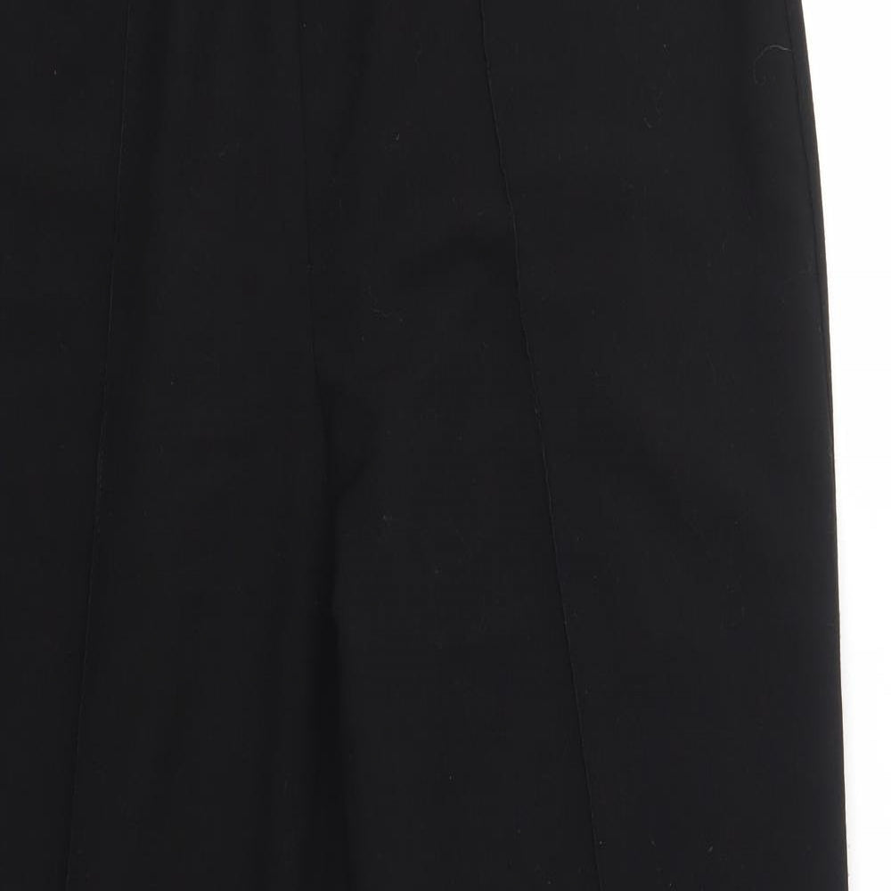 Vida Vi Womens Black  Polyester Dress Pants Trousers Size 14 L27 in Regular