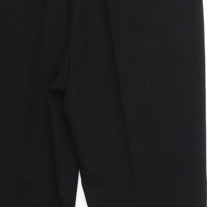 Vida Vi Womens Black  Polyester Dress Pants Trousers Size 14 L27 in Regular