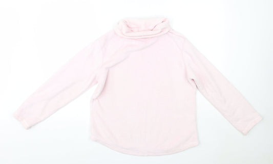 Matalan Womens Pink Solid Polyester Top Pyjama Top Size M