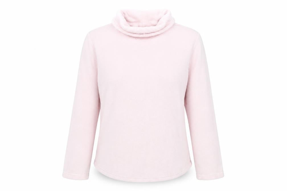 Matalan Womens Pink Solid Polyester Top Pyjama Top Size M
