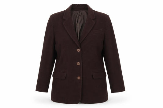 Classics Womens Brown   Overcoat Coat Size 12