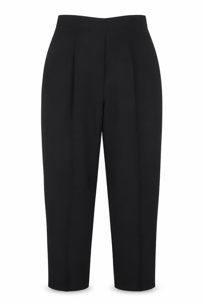 Preworn Womens Black   Trousers  Size 14 L26 in Regular