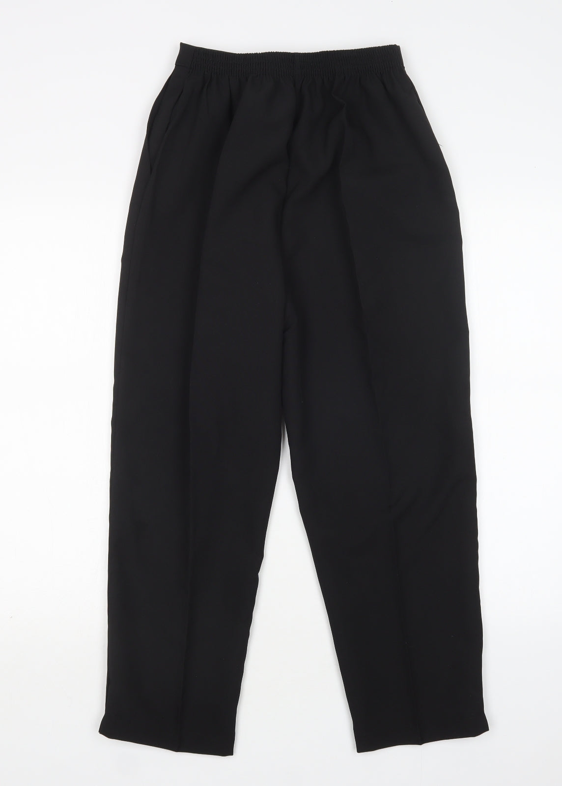 Preworn Womens Black   Trousers  Size 14 L26 in Regular