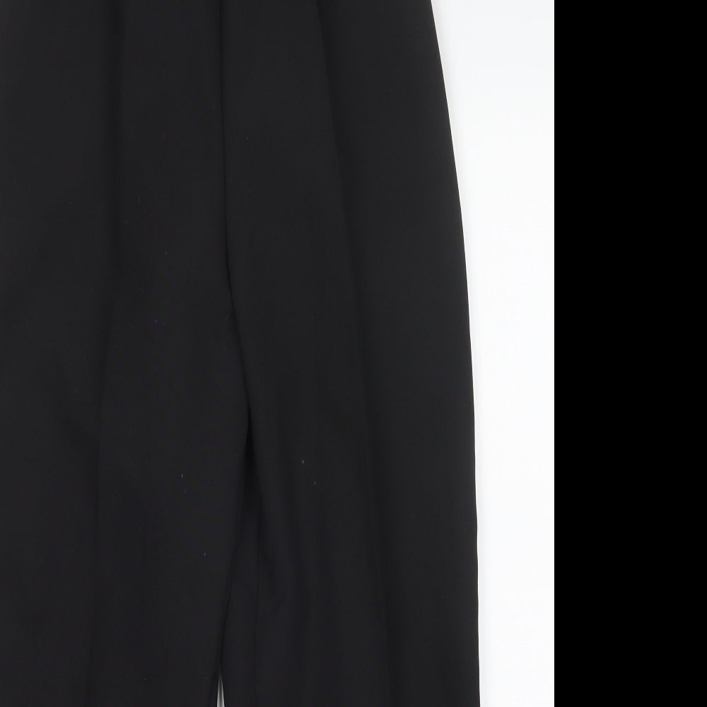 Preworn Womens Black   Trousers  Size 14 L26 in Regular