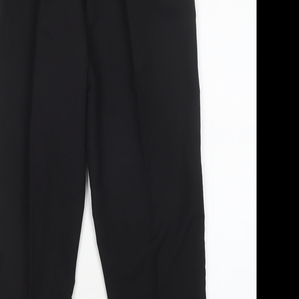 Preworn Womens Black   Trousers  Size 14 L26 in Regular