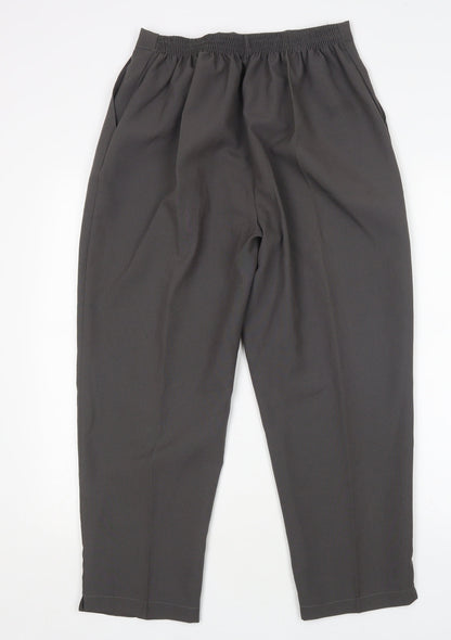 Preworn Womens Grey   Trousers  Size 14 L26 in Regular