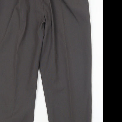 Preworn Womens Grey   Trousers  Size 14 L26 in Regular