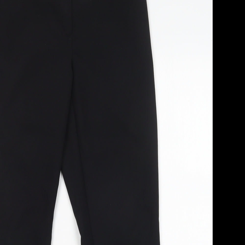 George Womens Black  Polyester Trousers  Size 12 L28 in Regular