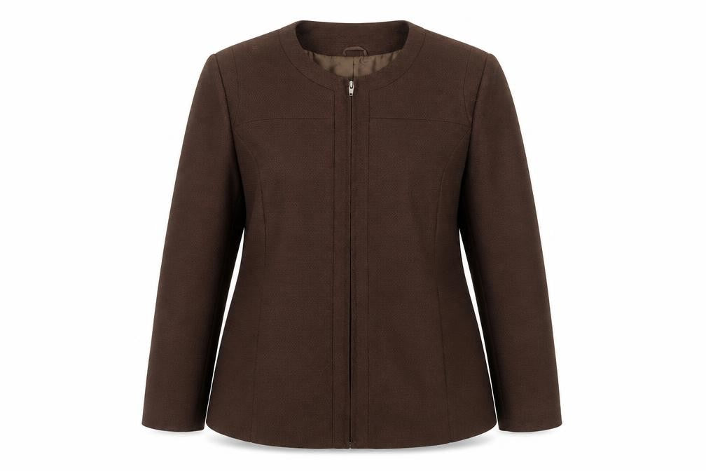 Wardrobe Essentials Womens Brown   Jacket  Size 16