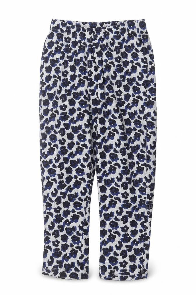 Preworn Womens Grey Animal Print Cotton Sweatpants Trousers Size 8 L28 in Regular