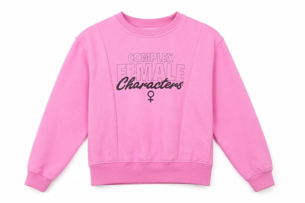 Primark Womens Pink Round Neck  Polyester Pullover Jumper Size XS   - Sex Education