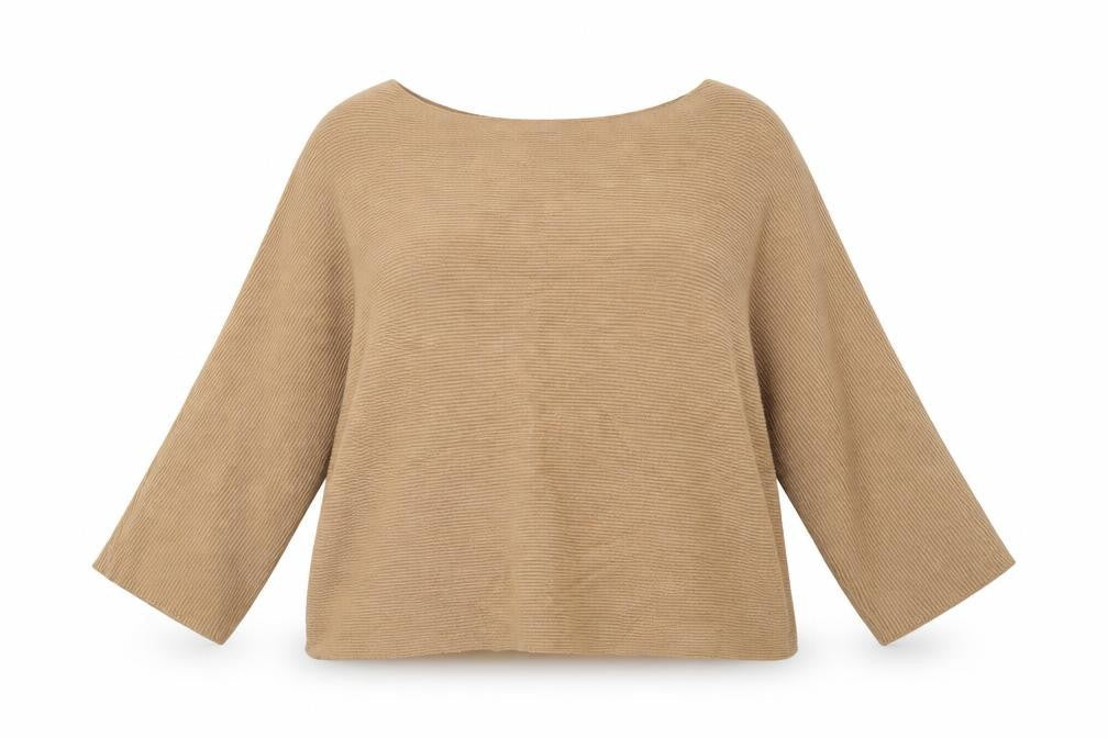 Nutmeg Womens Brown High Neck  Viscose Pullover Jumper Size 14