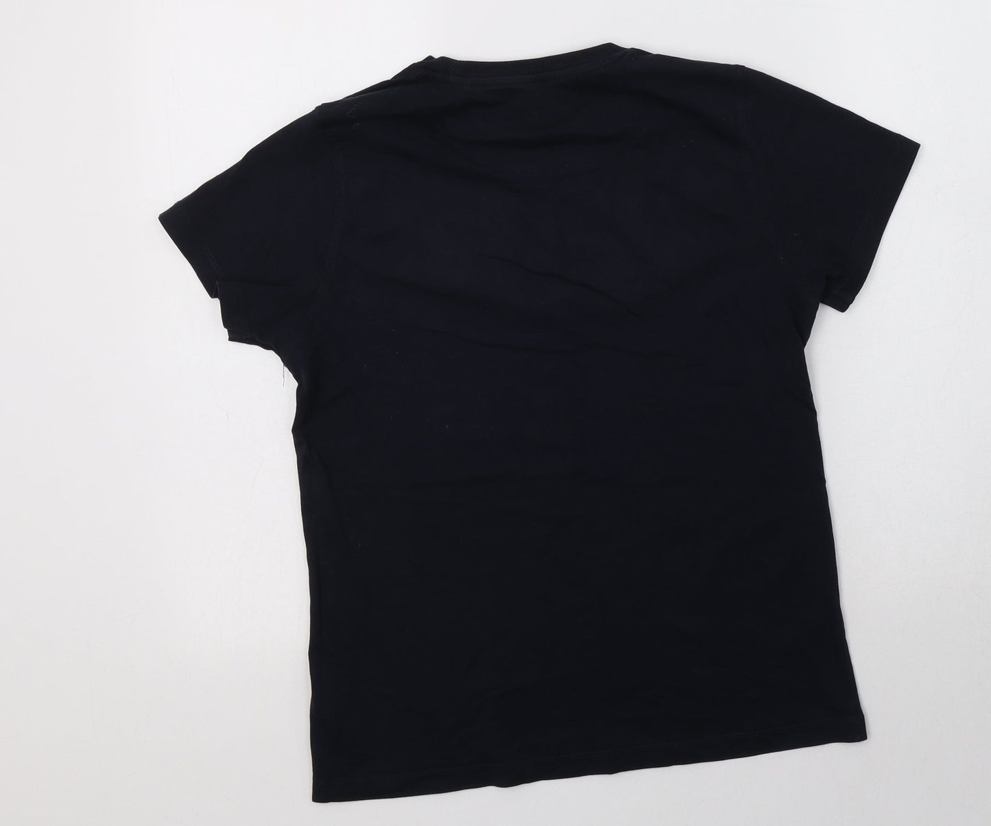 NEXT Boys Blue  Cotton Basic T-Shirt Size 13 Years Crew Neck  - New York