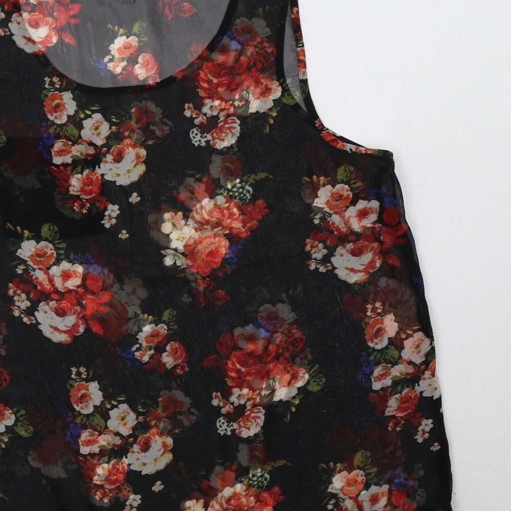 New  Womens   Polyester Basic Blouse Size 14 Scoop Neck