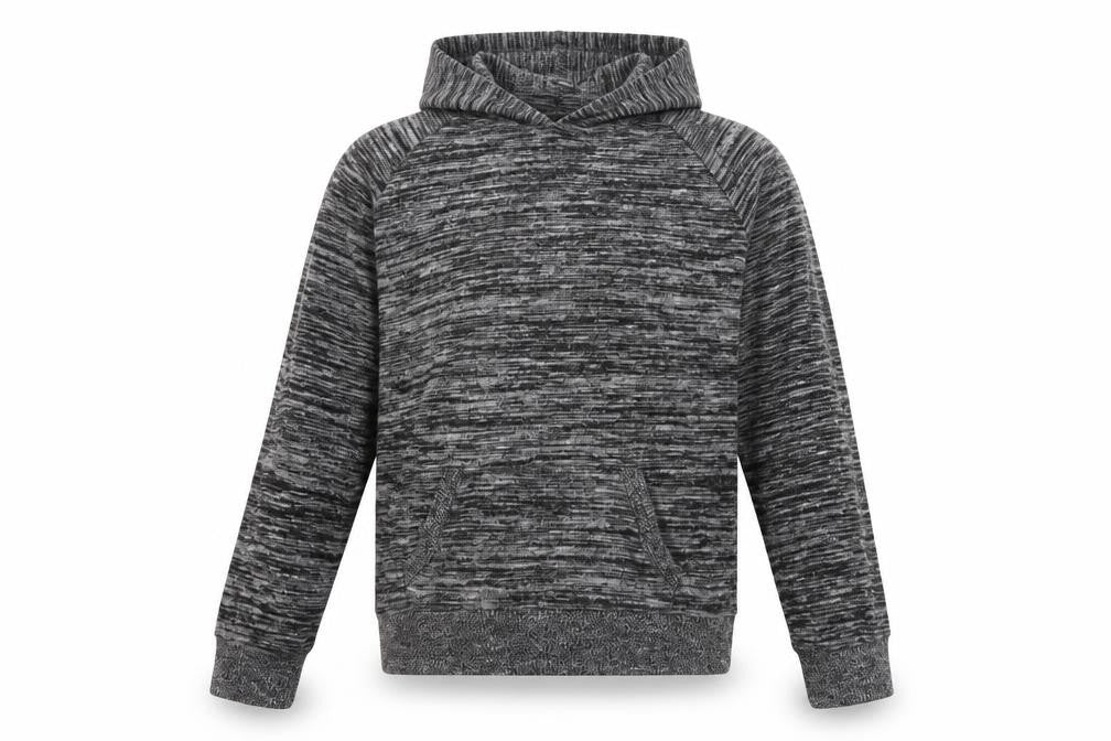 Miss Evie Girls Grey  Polyester Pullover Hoodie Size 11-12 Years