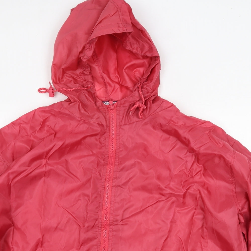 Isle Womens Pink   Rain Coat Coat Size M