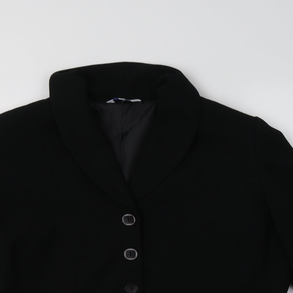 Penny Plain Womens Black   Jacket Blazer Size 18  Button