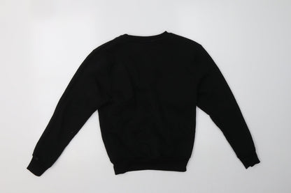 Slazenger Boys Black  Polyester Pullover Sweatshirt Size 7-8 Years
