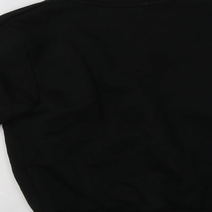 Slazenger Boys Black  Polyester Pullover Sweatshirt Size 7-8 Years
