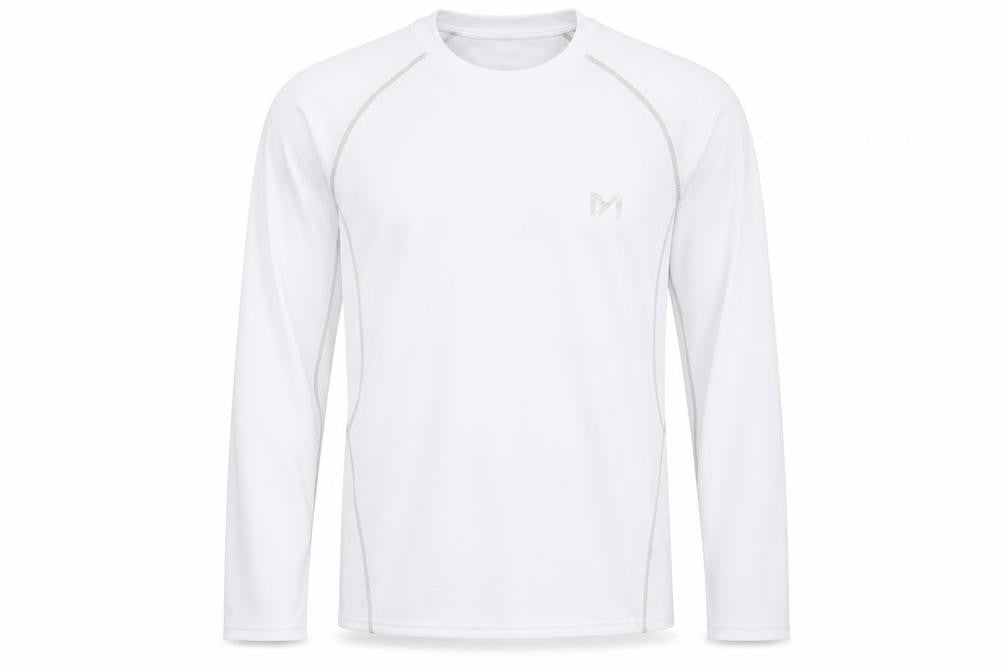 Preworn Mens White  Polyester Pullover Sweatshirt Size 2XL   - Grey top stitching M Motiff