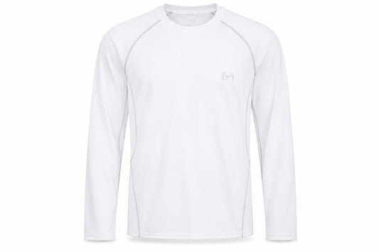 Preworn Mens White  Polyester Pullover Sweatshirt Size 2XL   - Grey top stitching M Motiff