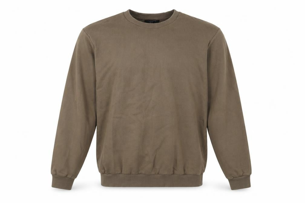 New Look Mens Green Round Neck  Cotton Pullover Jumper Size S