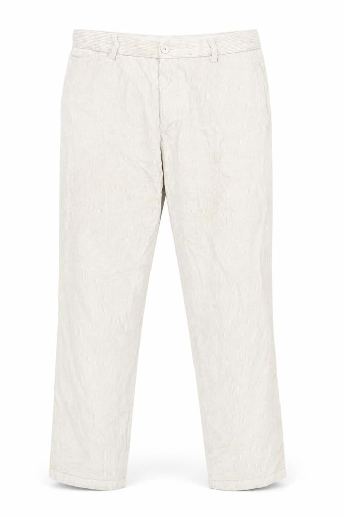 Mason Mens Ivory  Cotton Trousers  Size 34 in L28 in Regular