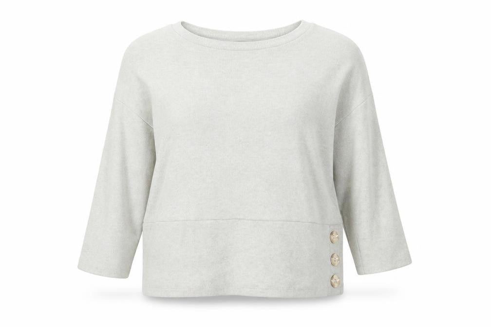 F&F Womens Grey Round Neck  Polyester Pullover Jumper Size 14