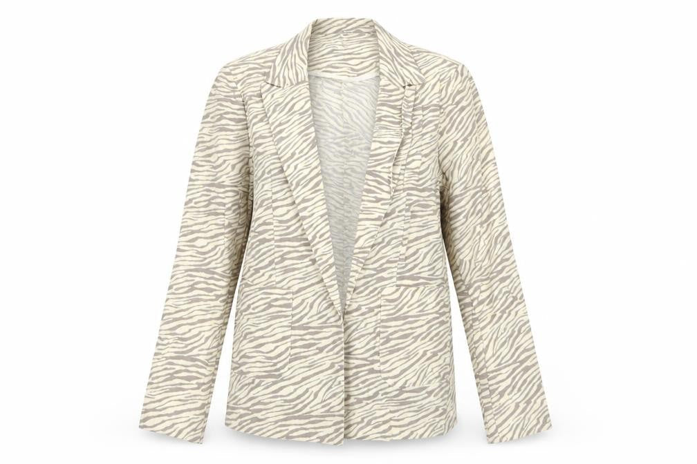 George Womens Multicoloured Animal Print Viscose Jacket Blazer Size 10