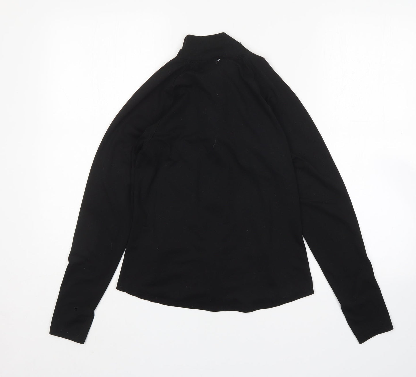 Primark Womens Black  Polyester Full Zip Sweatshirt Size XS
