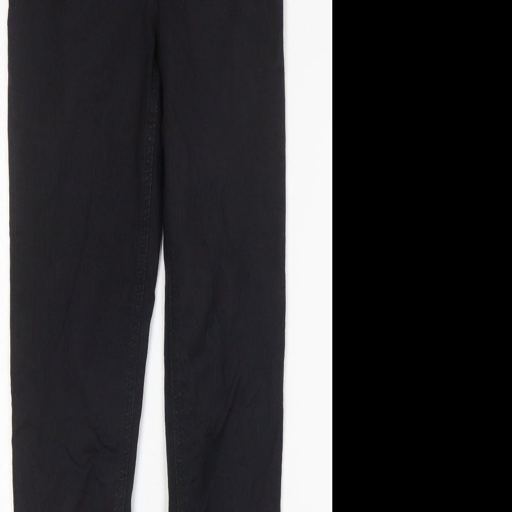 F&F Womens Black  Cotton Skinny Jeans Size 6 L30 in Regular