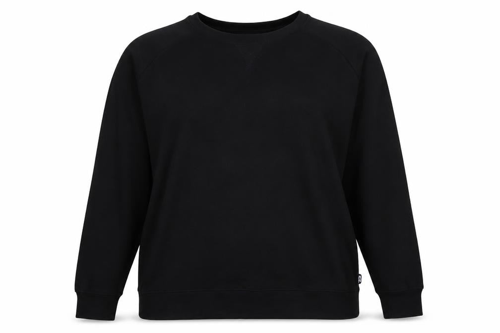 Bridgeport Womens Black  Polyester Pullover Sweatshirt Size XL