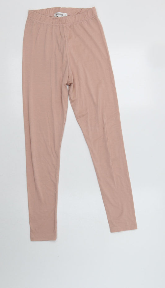 Missguided Womens Pink  Polyester  Lounge Pants Size 4
