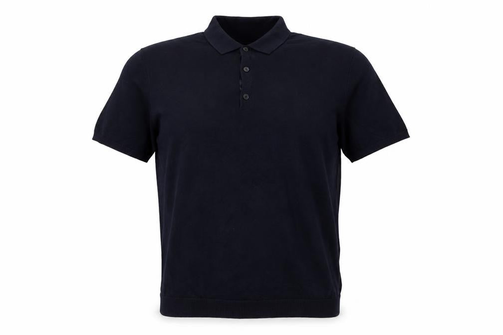 Burton Mens Blue Collared  Viscose Henley Jumper Size L