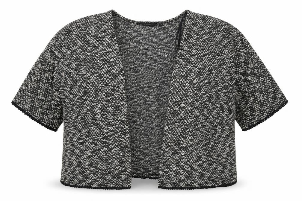 New Look Womens Grey V-Neck  Polyester Cardigan Jumper Size 18