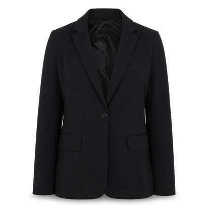 Next Womens Black Polka Dot Polyester Jacket Suit Jacket Size 6