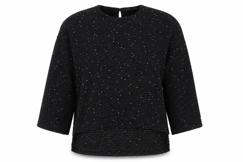 Zara Womens Black Round Neck  Polyester Pullover Jumper Size M