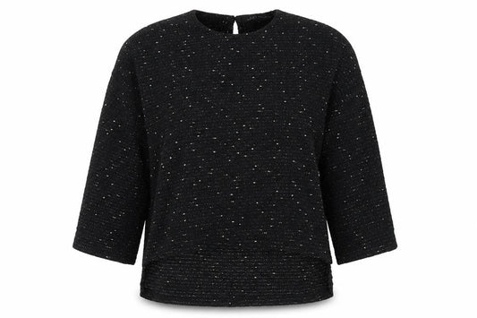 Zara Womens Black Round Neck  Polyester Pullover Jumper Size M
