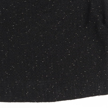 Zara Womens Black Round Neck  Polyester Pullover Jumper Size M
