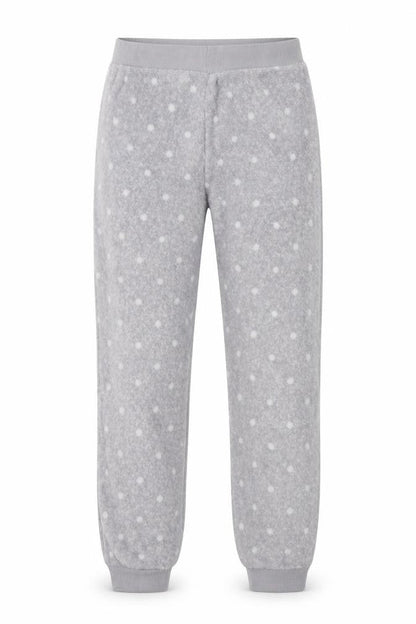 F&F Girls Grey Polka Dot Polyester Cami Pyjama Pants Size 8 Years