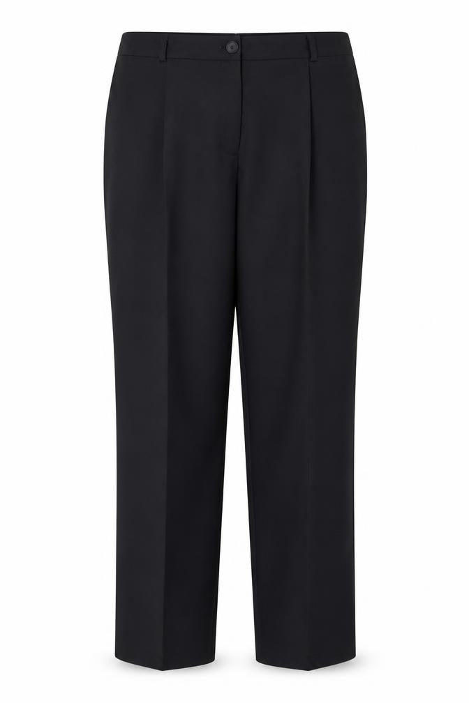Yessica Womens Black  Polyester Trousers  Size 16 L30 in Regular Hook & Eye
