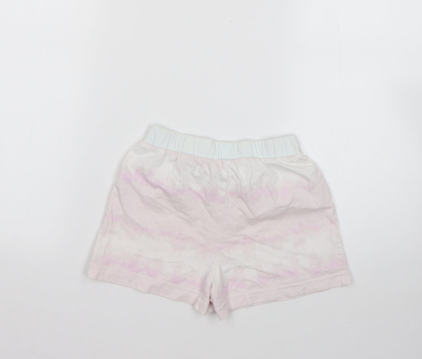 Matalan Girls Multicoloured Geometric 100% Cotton Sweat Shorts Size 9 Years  Regular