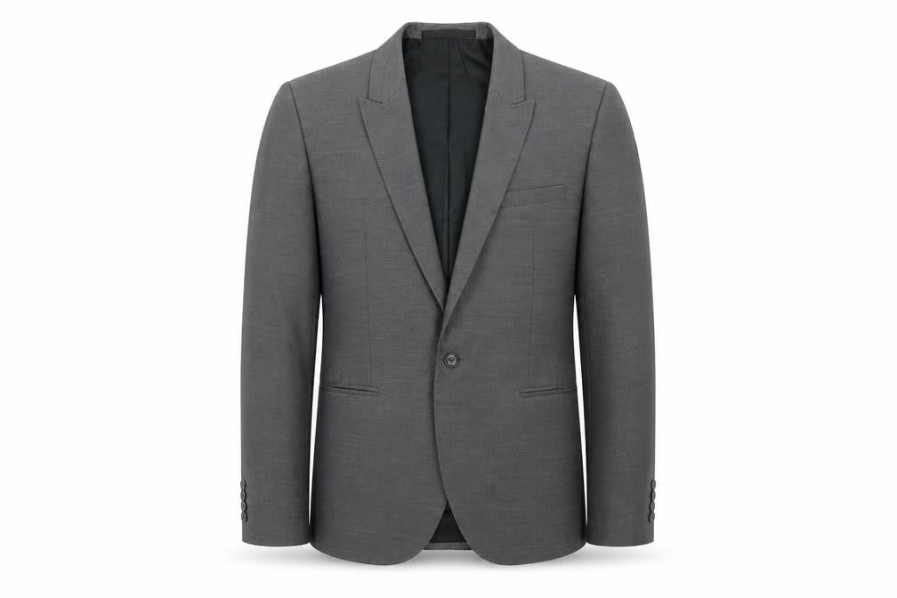 Topman Mens Grey  Polyester Jacket Blazer Size 42