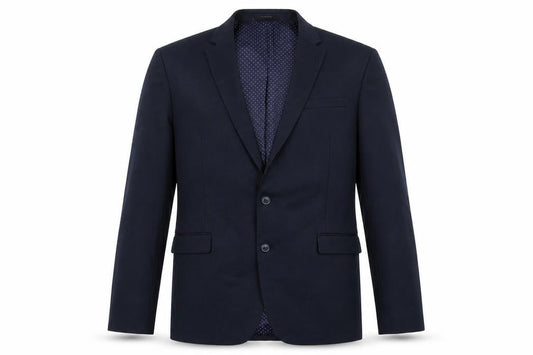 Cedar Wood State Mens Blue  Polyester Jacket Blazer Size 42
